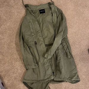 Madewell green jacket- worn once!